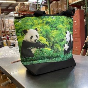 Large panda tote